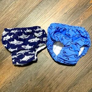 0-6 month swim diapers.  Selling together.  Excellent condition
